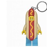 Breloc cu lanterna lego baiatul hot dog , Lego