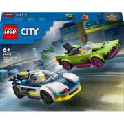 LEGO City Urmarire cu masina de politie si masina puternica 60415