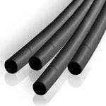 TUB TERMOCONTRACTANT 5MM/1M NEGRU SET 10 BUC, Generic