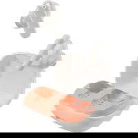 Casti In-Ear Skullcandy Smokin' Buds, True wireless, Bluetooth, Autonomie 20 ore, IPX4, Bone Orange