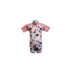 Costume de Baie Inot pentru bebelusi si copii, Protectie Soare UPF50+, Floral Pink, Diverse marimi, Banz