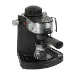 Espressor pentru cafea macinata Hausberg HB 3715, 3,5 bar, 650 W, 4 cesti, Negru, Hausberg