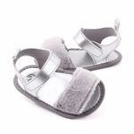 Sandalute argintii - Pufi, Superbebeshoes
