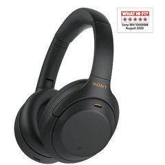 Casti Over the Ear Sony WH-1000XM4B, Wireless, Bluetooth, Noise cancelling, Microfon, Negru