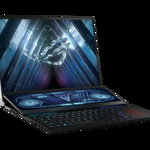 Laptop Gaming ASUS ROG Zephyrus Duo GX650RW-LS103W (Procesor AMD Ryzen™ 9 6900HX (16M Cache, up to 4.9 GHz) 16" QHD+ 165Hz, 32GB, 1TB SSD, nVidia GeForce RTX 3070 Ti @8GB, Win 11 Home, Negru)