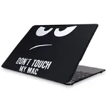 Husa pentru laptop 12 inch Apple MacBook 12" (from 2015) , Kwmobile, Negru/Alb, Plastic, 40479.01