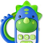 Jucarie interactiva Skip Hop Telefon Dino 9J667110, +6 luni (Albastru/Verde), SKIP HOP