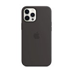 Husa Apple iPhone 12 Pro Max Silicone Case with MagSafe Black