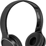 Casti Audio On Ear Panasonic RP-HF300E-K, Cu fir, Negru