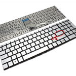 Tastatura Argintie HP Pavilion 15-DW layout US fara rama enter mic, HP