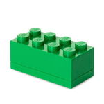 Mini cutie depozitare Lego 2x4 verde inchis 