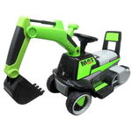 Excavator electric pentru copii C3 verde R-Sport 25W Unitate audio si lumini led sarcina maxima 25 kg, R-Sport