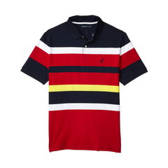 Imbracaminte Barbati Nautica Big amp Tall Short Sleeve Yarn-Dye Jersey Polo Blue