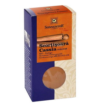 Scortisoara macinata Cassia Sonnentor, bio, 40 g, Sonnentor