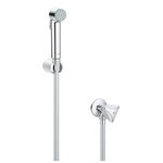 Set dus igiena intima cu pulverizare Grohe Tempesta-F Trigger 30, suport de perete, ventil, 1 functie, furtun 1500 mm, sistem anti-calcar, Crom