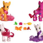 Set 4 ponei Globo cu perie si accesorii