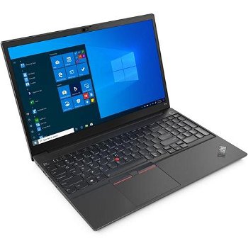 Laptop Lenovo ThinkPad E15 Gen 2 cu procesor Intel Core i5-1135G7, 15.6", Full HD, 16GB, 512GB SSD, Intel Iris Xe Graphics, Free DOS, Black