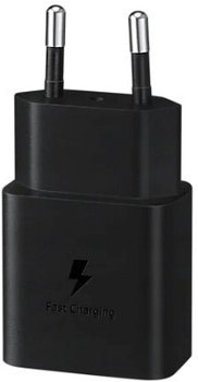 Incarcator Priza Type-C 15W, Fast Charging, Cablu Type-C la Type-C Samsung (EP-T1510XBEGEU) Negru