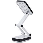 Lampa de birou Y666, 24 LED, Inaltime reglabila, Reincarcabila, Alb, NYTRO