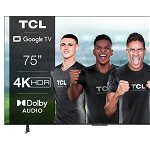 Televizor Smart LED TCL 75P635 190,5 cm (75") 4K Ultra HD Wi-Fi Negru, TCL