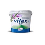 Vopsea ultra-lavabila premium ecologica mata, VITEX ECO, alba, 10 L, VITEX