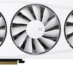 Placa Video Radeon RX 9070 XT Quicksilver White Magnetic 16GB GDDR6, XFX