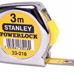 Ruleta STANLEY PowerLock carcasa metalica, 3m, Stanley