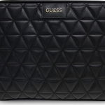 Husa Pouch Guess Quilted Collection, pentru Apple MacBook 13`-13.3`, Negru, Guess