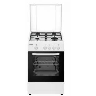 Aragaz Heinner HFSC-SME50WH 4 arzatoare Gaz Dispozitiv de siguranta 50 cm Alb