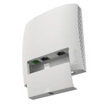 Miktrotik wireless access point wsAP ac lite, RBWSAP-5HAC2ND; In-wallDual Concurrent 2.4GHz/ 5GHz wireless access point with three E thernetports and telephone jack pass through for hospitality networks; 1* CPUcore count; CPU nominal frequency: 650 MHz;