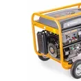 Generator curent electric 7500 W, 7.5 KW, 220 V, 380 V Pornire la Cheie, Automata, Roti si Manere, Stabilizator de tensiune (AVR), monofazat, Trifazat, protectie suprasarcina, motor 15 cp, 4 timpi, Powermat
