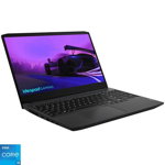 Laptop Gaming Lenovo IdeaPad 3 15IHU6, Procesor Intel® Core™ i5-11320H pana la 4.50 GHz, Tiger Lake, 15.6", Full HD, IPS, 8GB, 512GB SSD, NVIDIA GeForce GTX 1650 4GB GDDR6, Negru