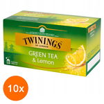 
Set 10 x 25 Pliculete Ceai Verde cu Aroma Lamaie Twinings
