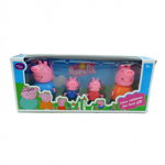 Set 4 figurine Familia Peppa Pig, 