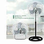 Ventilator de aer 3 in 1 de 18" cu suport de masa, perete sau picior, Internet Shop Express