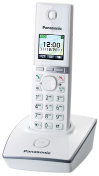 Telefon DECT, alb, KX-TG8051FXW, Panasonic,