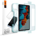Folie protectie tableta GLAS.tR EZ FIT compatibila cu Samsung Galaxy Tab S7 / Tab S8 11 inch, Spigen
