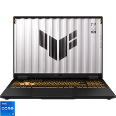 Laptop ASUS TUF Gaming F16 FX608JHR-RV063, 16 inch 1920 x 1200, Intel Core i7-14650HX (16 C / 24 T, 2.2 GHz - 5.2 GHz, 30 MB cache, 45 W), 16 GB DDR5, 512 GB SSD, Nvidia GeForce RTX 5050, Fara sistem de operare