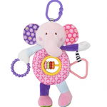 Jucarie de plus, 24 cm, de activitate, 0 luni+, elefant