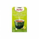 Ceai BIO verde cu matcha si lamaie, 17 pliculete - 30.6g Yogi Tea, Yogi Tea
