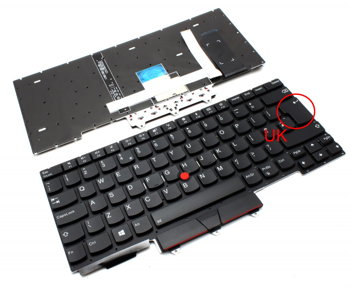 Tastatura Lenovo ThinkPad E14 GEN 1 2020 iluminata layout UK fara rama enter mare, IBM Lenovo