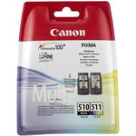 Kit Cartus original CANON PG510/CL511, negru-color