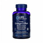 Super Omega-3 Plus, Olive Extract, Krill  Astaxanthin, Life Extension, 120 softgels