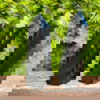 Obelisc/turn bazalt m2 9.5 * 4 cm lava vulcanica, druzy.ro - Cristale, Home Deco