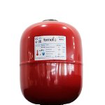 Vas expansiune termic Fornello 8 litri, vertical culoare rosu, presiune maxima 10 bar, membrana EPDM, Fornello