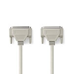 Cablu serial Nedis D-Sub 25-pin tata - D-Sub 25-pin mama 5m Ivory VE-CCGP52110IV50