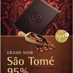 Ciocolata amaruie bio cu 95% cacao São Tomé, 80g Gepa