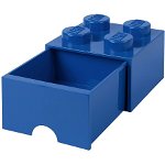 Cutie depozitare LEGO 2x2 cu sertar albastru 40051731, 