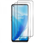 Set 2 folii protectie sticla securizata fullsize pentru OnePlus Nord N200 5G negru, HIMO