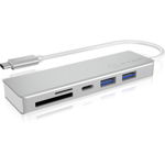 Hub raidsonic IcyBox 3-Port Hub USB tip C (tip C 2x si 1x tip A)